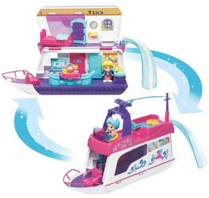 VTech Flipsies Sandy's House and Ocean Cruiser Dollhouse Castle Gift Water Boat