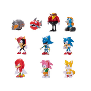 Sonic Hedgehog Friends and Foes 2.5-inch Figures 10-Pack Rhinobot New Toy