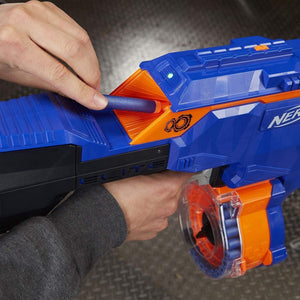 Nerf Elite Infinus Motorised Blaster with 30 Elite Darts and 30 Dart Drum Toy
