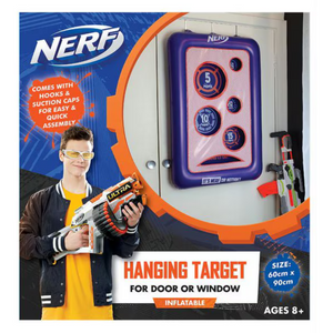 Nerf Hanging Inflatable Target with Scoring Zones for Dart Practice