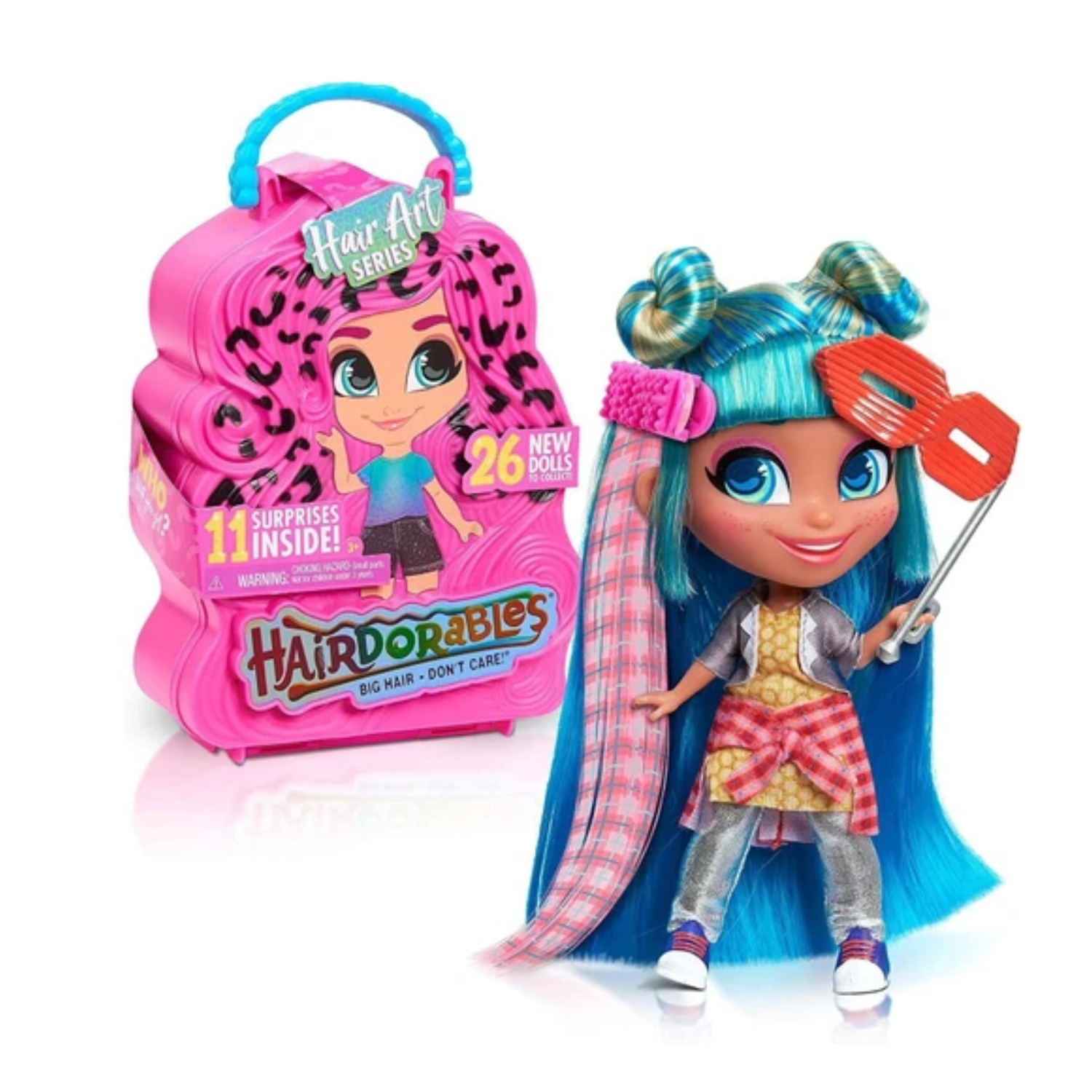 Hairdorables Collectible Doll Hair Art Series 5 Styles and case Colors May Vary