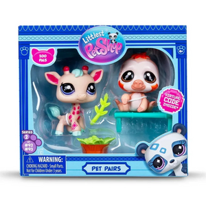Littlest Pet Shop Pet Pairs Zoo Pals 2 Bobblin Pets Ages 4 Plus Accessories Play