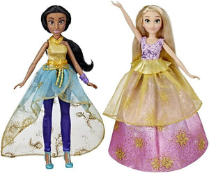 Disney Princess Life Ultimate Fashions Wardrobe Jasmine Rapunzel Fashion Dolls