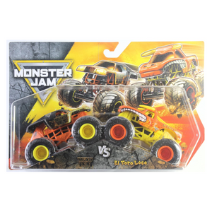 Monster Jam Series 33 Truck 2 Pack Max-D XX vs El Toro Loco Diecast Ages 3 Plus