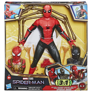 Spiderman No Way Home Deluxe 13-Inch-Scale Web Gear Action Suit Upgrade New Toy