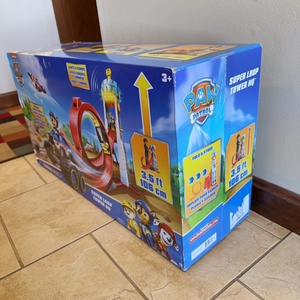 Paw Patrol Rescue Wheels Super Loop Tower HQ Vehicle Launch Race Track Play Gift