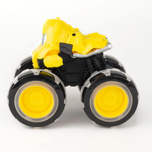 Transformers Bumblebee Monster Treads Truck Toy with Light-Up Wheels for Kids 3+