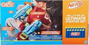 Nerf Elite Jr Ultimate Starter Set 2 Easy Play Toy Foam Blasters 15 Elite Darts