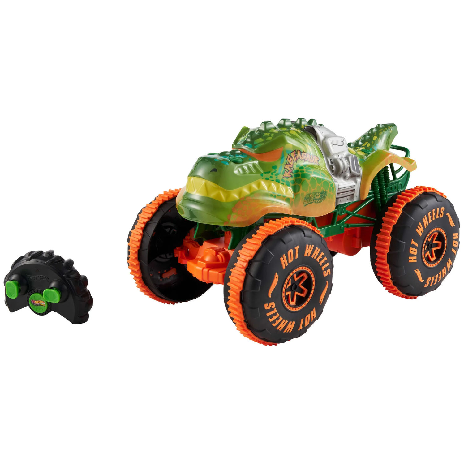 Hot Wheels Monster Truck RC 1:15 Sharks Vs Dinos Rageasaur New Toy