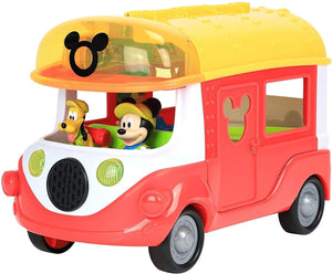 Disney Junior Mickey Mouse Outdoor and Explore Camper Ages 3+ Toy Pet Pluto Van