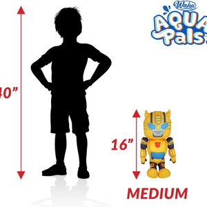 Wahu Aqua Pals Transformers Bumblebee Medium Plush Pool Toy Kids Water Fun 2+