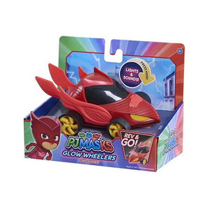 PJ Masks Mini Glow Wheelers Owl Glider Car Toy for Kids Ages 3+ by Just Play