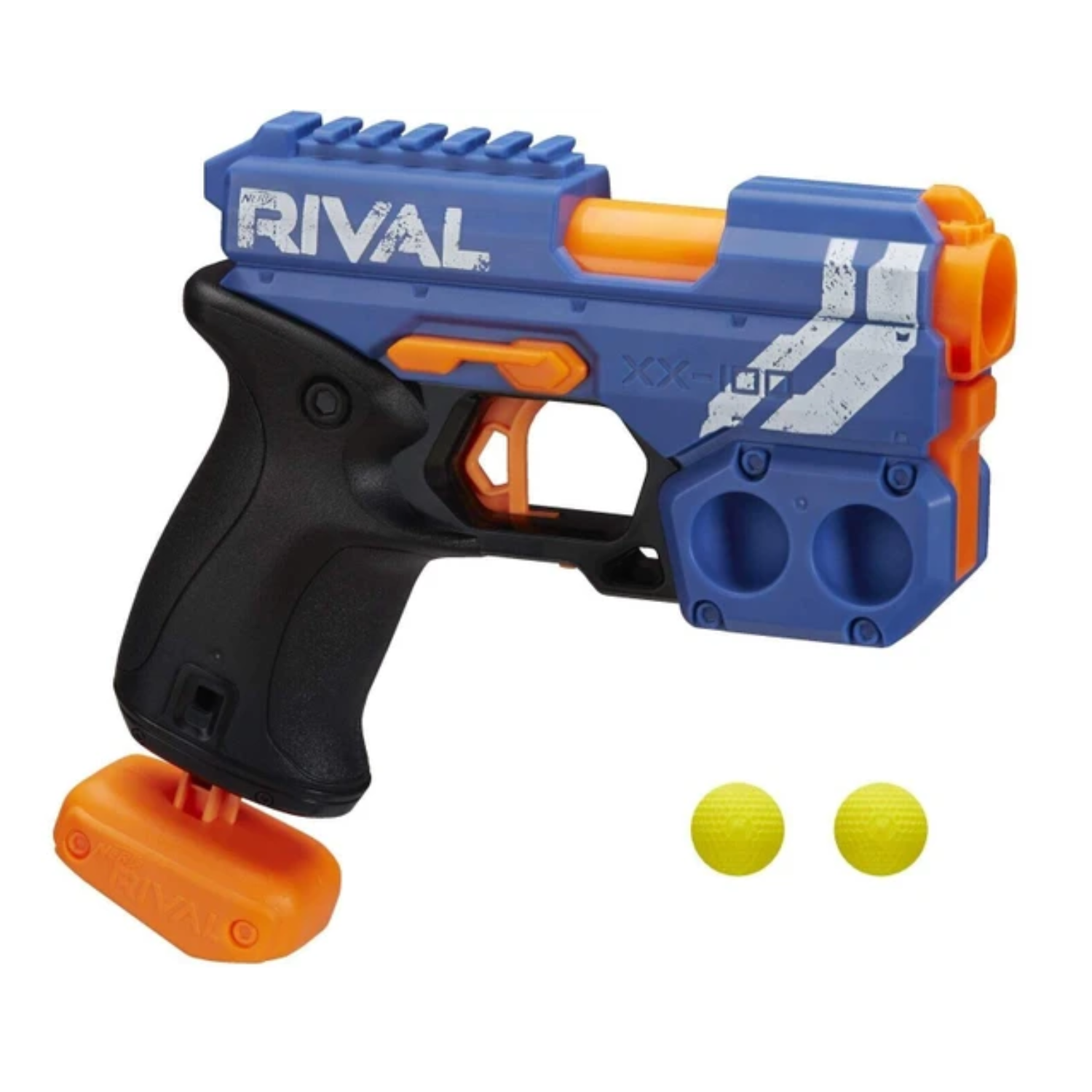 NERF Rival-Blue Knockout XX-100 Blaster-Ages 14+ Toy Gun Play Fire Fight Round