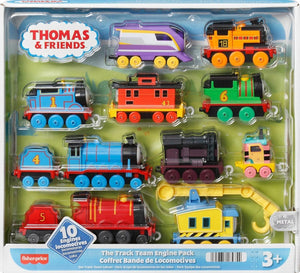 Thomas & Friends Track Team Collection 10 Diecast Metal Engines Including Thomas