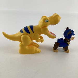 PAW Patrol Dino Rescue Chase Hero Pup with T-Rex & Surprise Dinosaur Toy Set 3+