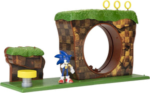 Sonic Hedgehog Green Hill Zone Playset Ages 3+ New Toy Video Game Play