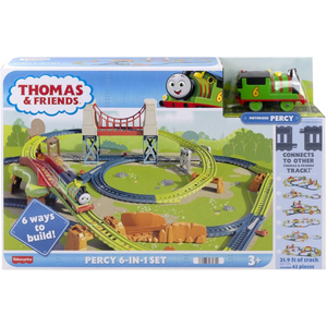 Thomas & Friends Talking Thomas & Percy Train Set Ages 3+ Toy Track Race Car