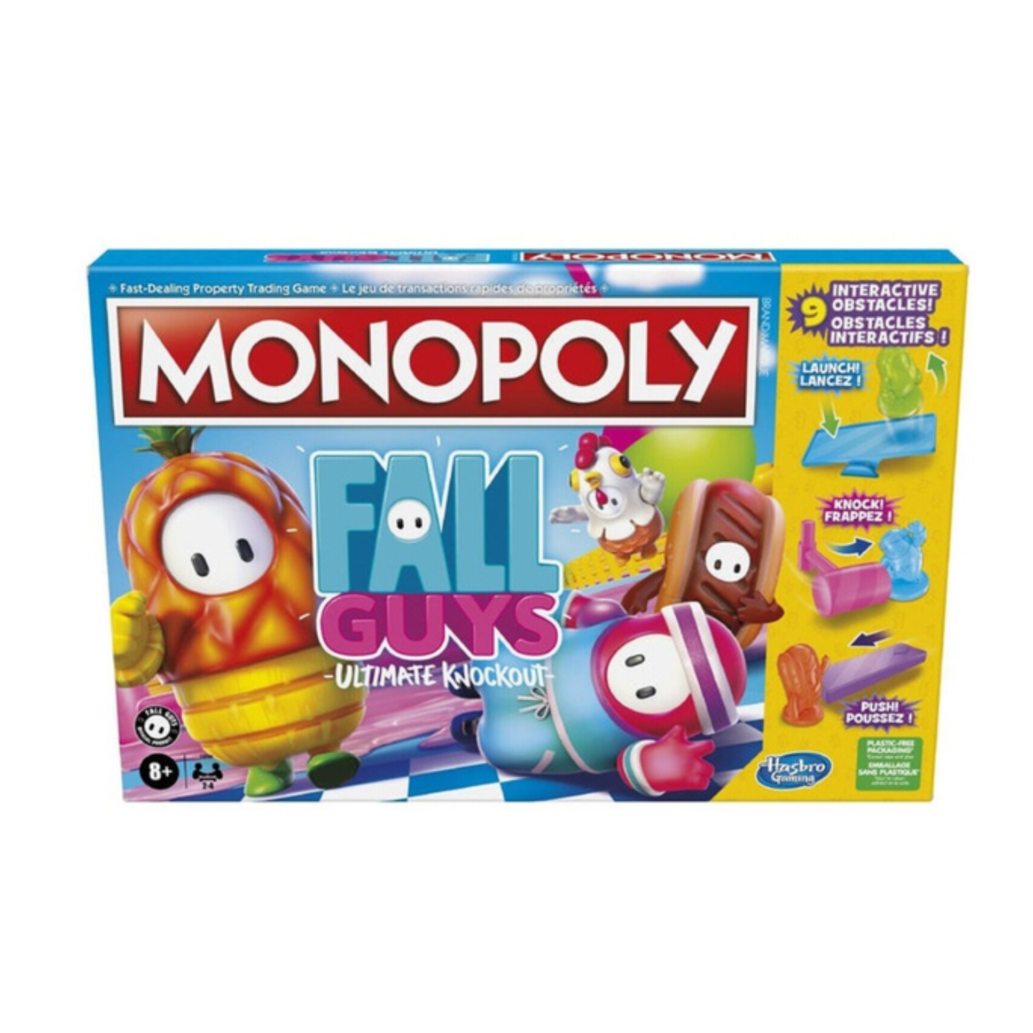 Monopoly Fall Guys Ultimate Knockout Edition Board Game Ages 8+ Toy Play Fun