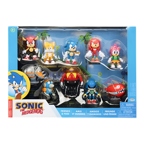 Sonic Hedgehog Friends and Foes 2.5-inch Figures 10-Pack Rhinobot New Toy