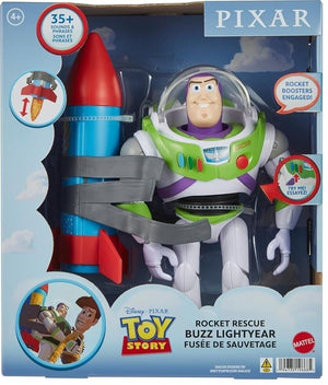 Mattel Disney Pixar Toy Story Rocket Rescue Buzz Lightyear Talking Action Figure