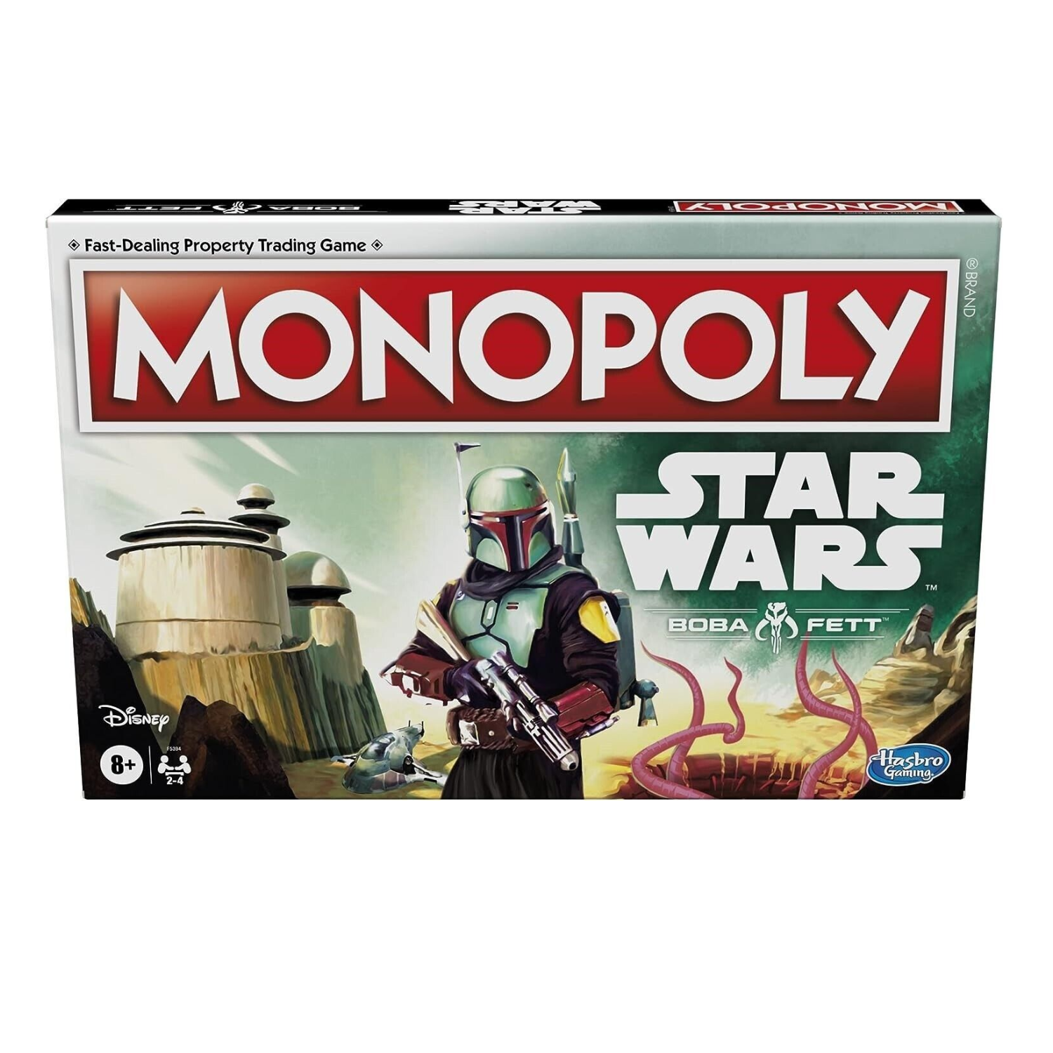 Monopoly Star Wars Boba Fett Edition Board Game 2-4 Players Movie Mandalorian