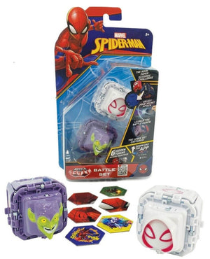 Marvel Spiderman Battle Cube Gwen Green Goblin Spiderman Captain America Game