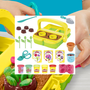 Play-Doh Blooming Flower Garden Toy Playset Nature Pretend Play New Toy