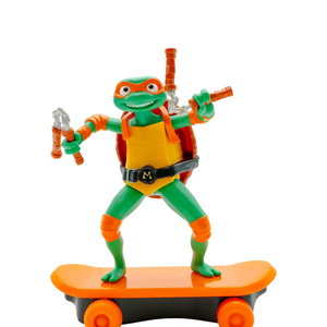 Teenage Mutant Ninja Turtles Mikey Mutant Mayhem Skate Toy TMNT Sewer Shredders