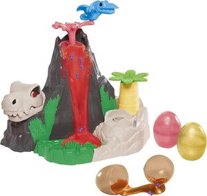 Playdoh Slime Dino Crew Lava Bones Island Volcano Playset with Dinosaur Eggs