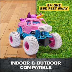 Monster Jam Sparkle Smash RC Unicorn Monster Truck, 1:15 Scale New Toy