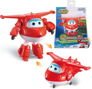 Super Wings 5 Inch Scale Transforming Figure Airplane Plane Jett Dizzy Chase