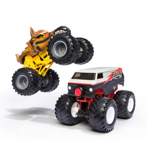 Monster Jam Horse Power VS Fastro Van 2 Pack Monster Trucks 1:64 Scale New Toy