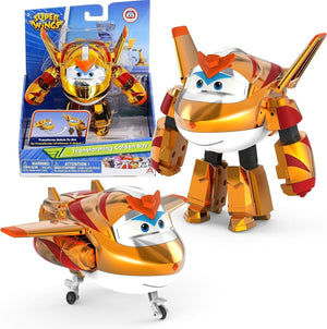 Super Wings 5 Inch Scale Transforming Figure Airplane Plane Jett Dizzy Chase