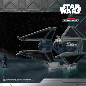 Star Wars Micro Galaxy Squadron TIE Interceptor 3 Inch Vehicle Pilot Figure 8+