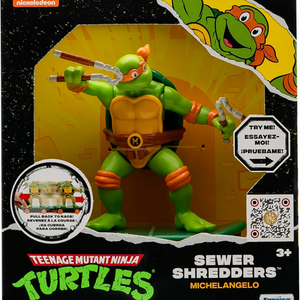 Teenage Mutant Ninja Turtles Michelangelo Sewer Shredders Skate New Toy