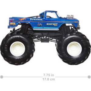 Hot Wheels Bigfoot Monster Truck 1:24 Scale Die-Cast Oversized Vehicle for Kids