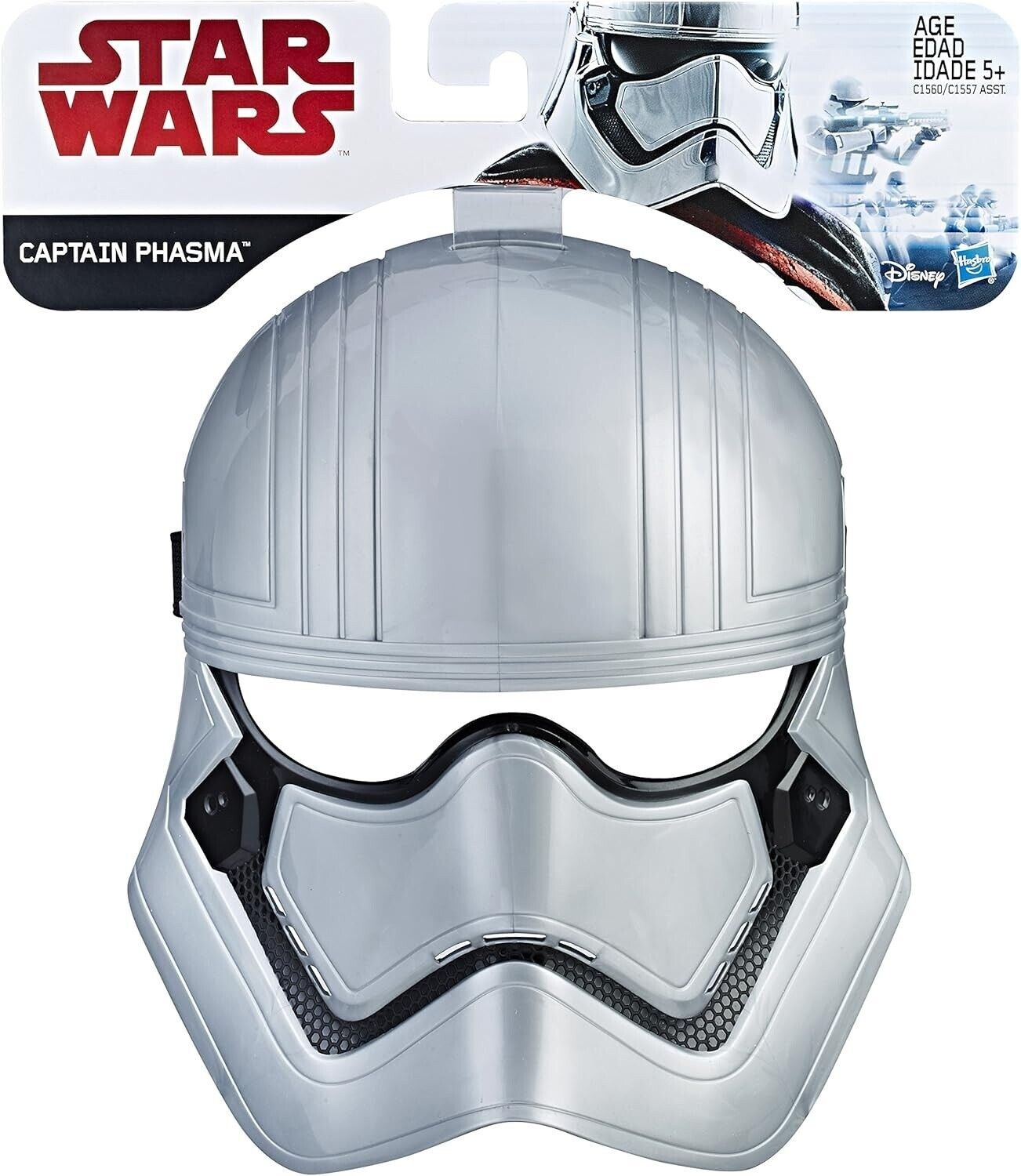 Star Wars Assorted Last Jedi First Order Face Mask Stormtrooper Kylo Ren Poe Fun