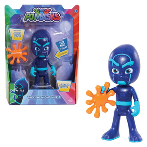 PJ Masks Deluxe Talking Night Ninja 15cm Poseable Action Figure for Kids