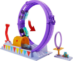 Disney Pixar Cars On The Road Showtime Loop Race Track with Ivy Monster Truck