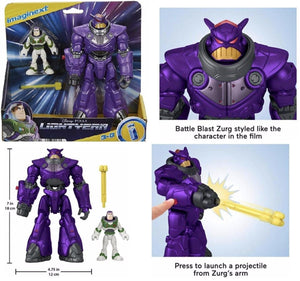Fisher Price Imaginext Imaginext and Disney Buzz Lightyear Battle Blast Zurg