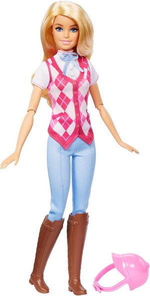Barbie Malibu Doll & Accessories from Barbie Mysteries Great Horse Chase Helmet