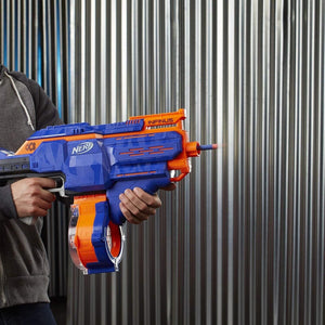 Nerf Elite Infinus Motorised Blaster with 30 Elite Darts and 30 Dart Drum Toy