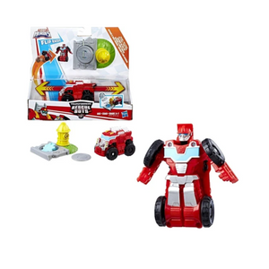 Playskool Heroes Flip Racers Pullback Transformers Rescue Bot Quickshadow Robot
