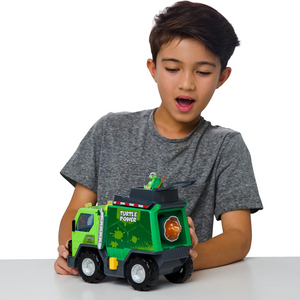 TMNT Thrash N Battle Garbage Truck Transforming Vehicle Lights Sounds Toy Age 3+