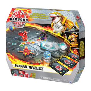 Bakugan Battle Matrix Deluxe Game Board With Exclusive Gold Sharktar New Toy