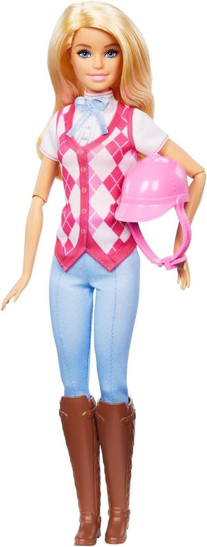 Barbie Malibu Doll & Accessories from Barbie Mysteries Great Horse Chase Helmet