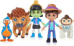 Just Play Netflix Ridley Jones Collectible Figure Set 5-Pack Mummy Monkey Gift