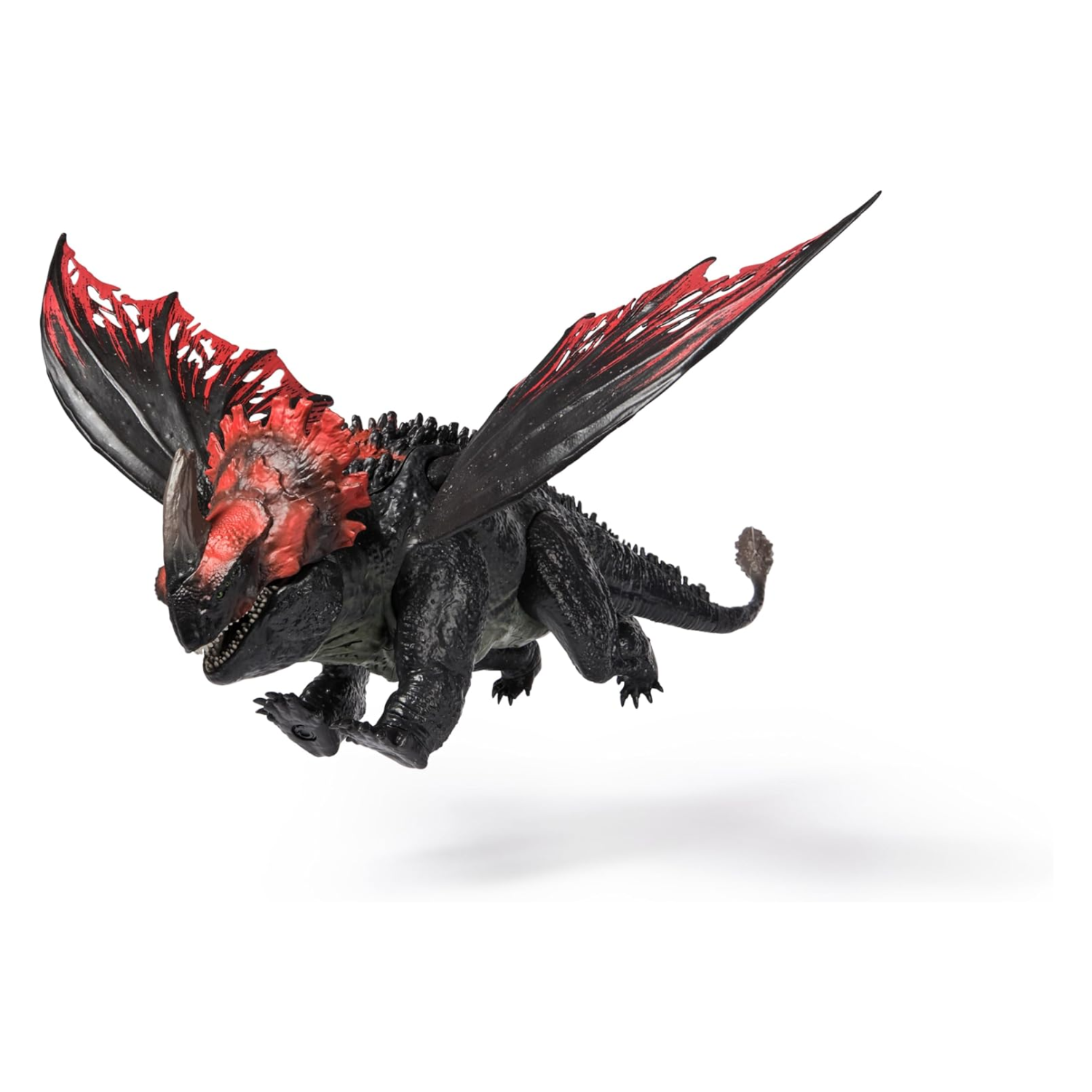 Dreamworks Dragons Titan Red Death Dragon Figure Roaring Wings Action Play Toy