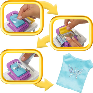 Barbie Make & Sell Boutique Doll Playset with Foil Fashion Design Tools