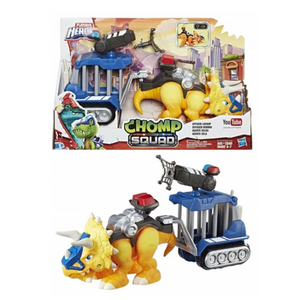 Playskool Heroes Chomp Squa- Officer Lockup- Ages 3+ Dinosaur